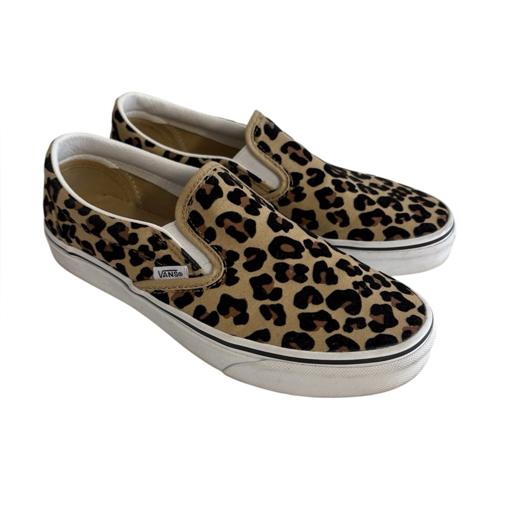 Women’s Vans Leopard slip on size 7.5